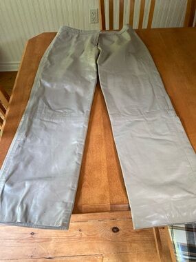 Pantalon en cuir Rugby femme